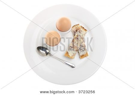 Haşlanmış yumurta & tost