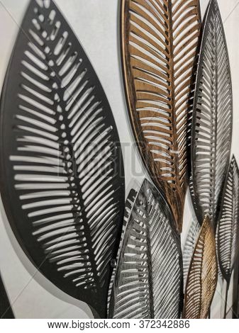 Home Decoration In Form Of Tree Leaves