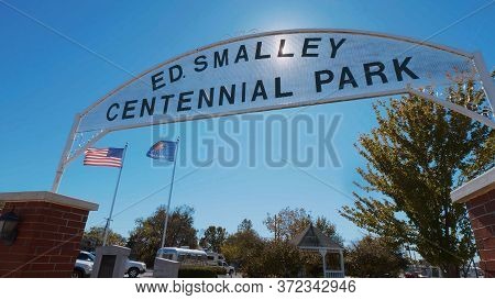 Centennial Park At Stroud Area In Oklahoma - Usa 2017