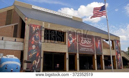 Famous Landmark In Nashville - The Grand Ole Opry - Nashville, Usa - June 17, 2019