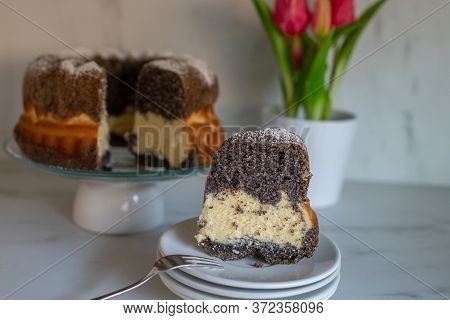 Sweet Home Made Poppy Seed Cheesecake, Gugelhupf