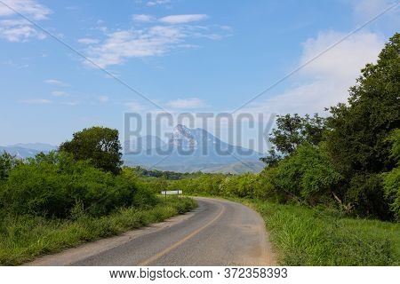 The Sierra Madre Oriental As Seen From Tam 30 Road, In The Mexican State Of Tamaulipas