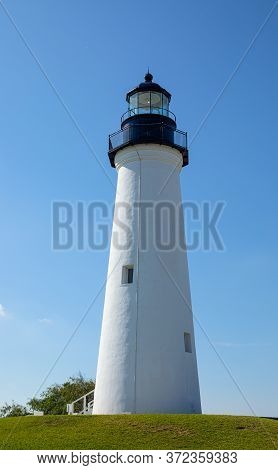 Historic Point Isabel Lighthouse  In Port Isabel, Texas, United States Of America
