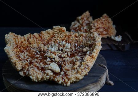 In Indonesia, Especially Central Java, Scorched Rice Or  Rice Cracker Is Called Intip.