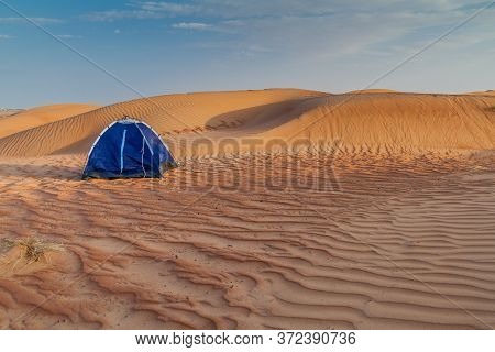 Tent In The Dunes Of Wahiba Sands Sharqiya Sands , Oman