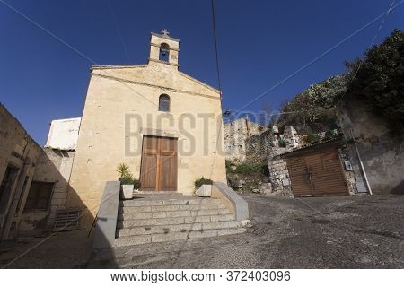 Sedini, Italy - December 31, 2018: Street Photo In Sedini, Sardinia
