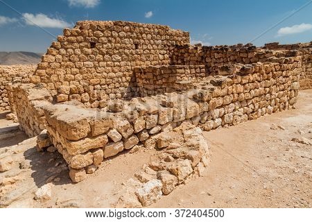 Sumhuram Archaeological Park With Ruins Of Ancient Town Khor Rori Near Salalah, Oman
