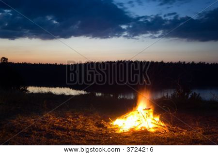 Fuoco di bivacco.