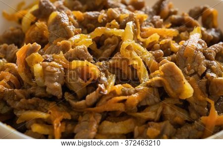 Pickled Meat Heh In A White Bowl