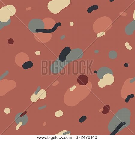 Pattern Dots. Seamless Repeat Pattern Design For Fabric. Pattern Vector Illustration For Posters, Fl