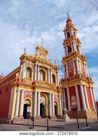 The Saint Francis Church In The City Of Salta, Salta, Argentina.