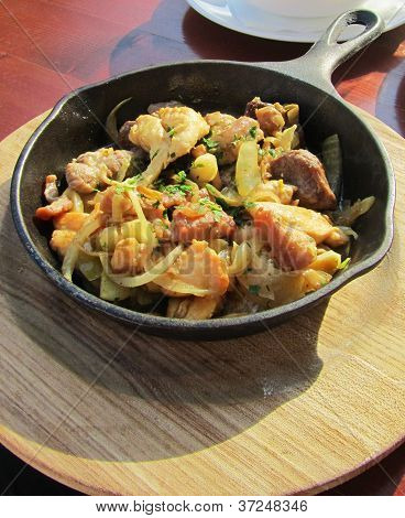 Huhn mit GemÃ¼se