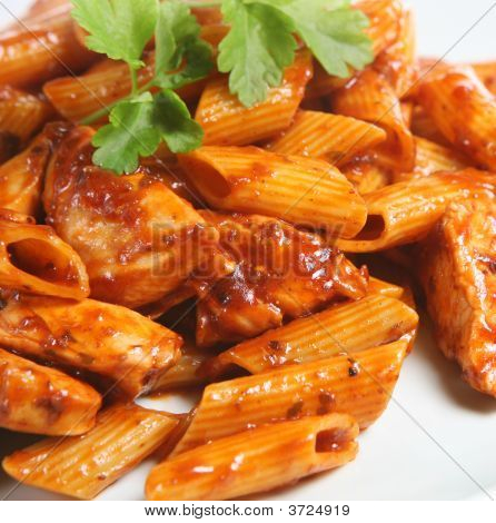 Makaron Rigatoni włoski posiłek