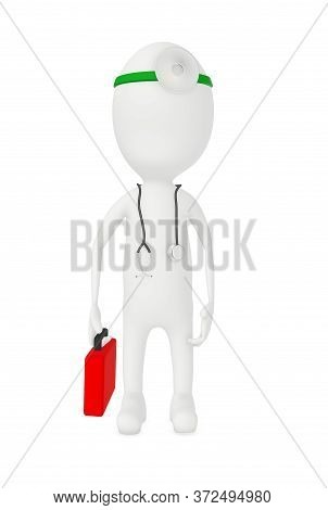 3d Character , Medical Pratitioner , Doctor - 3d Rendering