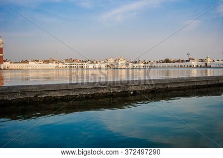 Beautiful View Of Gurudwara Tarn Taran Sahib, Amritsar, Punjab