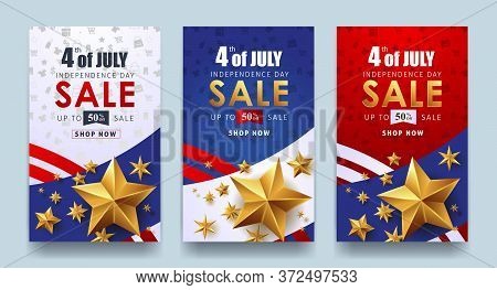 Independence Day Usa Banner Template .4th Of July Celebration Poster Template.fourth Of July.