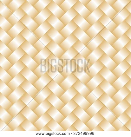 Vector Handcraft Weave Seamless Pattertn. Simple Geometric Handcraft Texture Weave Texture Gradient 