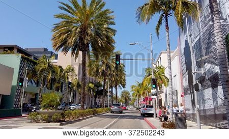 Exclusive Stores At Rodeo Drive In Beverly Hills - Los Angeles, United States Of America - April 1, 