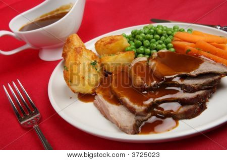 Arrosto di agnello cena