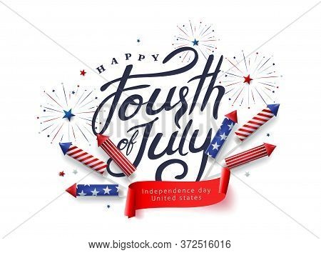 Independence Day Usa Banner Template .4th Of July Celebration Poster Template.fourth Of July.