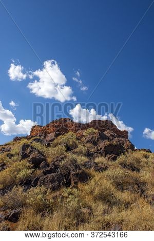 Box Canyon Ruins, Wupatki National Monument Near Flagstaff, Arizona, Usa