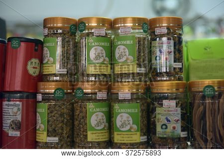 Thailand, Pattaya, 03,07,2017 Herbal Teas In The Store
