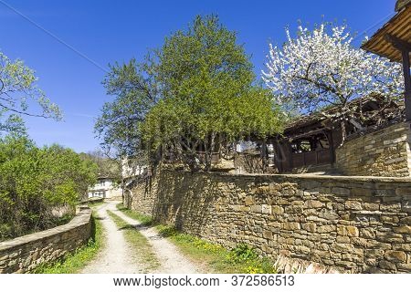 Staro Stefanovo, Bulgaria - April 9, 2014: Typical Houses At Historical Village Of Staro Stefanovo, 