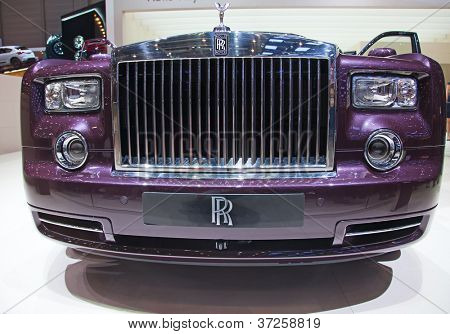 Ginevra - 8 marzo: La Rolls Royce Phantom spirito in esposizione presso la 81a International Motor Show Pal