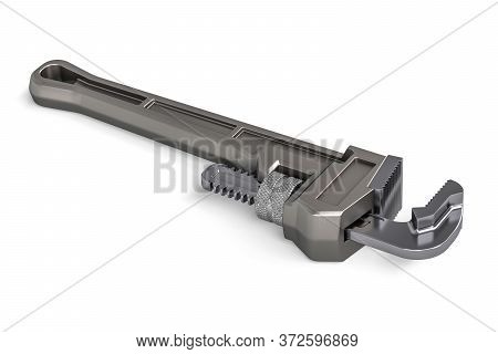 Pipe Wrench Isolated On White Background - 3d Render