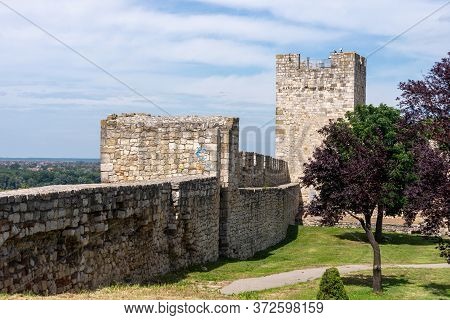 Walls Of Kalemegdan Fortress Park, Belgrade, Serbia