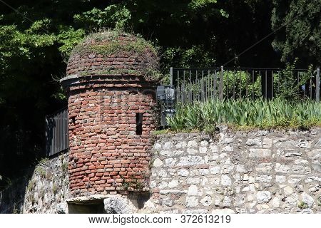 ancient castle in Brescia, a city in northern Italy