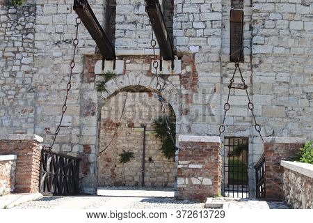 ancient castle in Brescia, a city in northern Italy