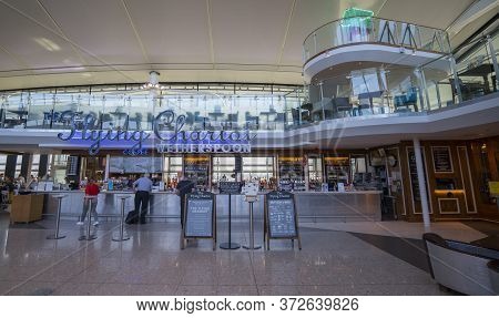 Flying Chariot Wetherspoon Restaurant At London Heathrow Airport - London, United Kingdom - Septembe