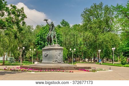 Monument To Alexander Suvorov In Izmail, Ukraine