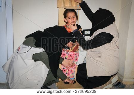 Children Crying Because They Are Afraid Of Treatment