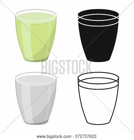 Vector Illustration Of Juice And Sugar Icon. Graphic Of Juice And Cane Stock Vector Illustration.