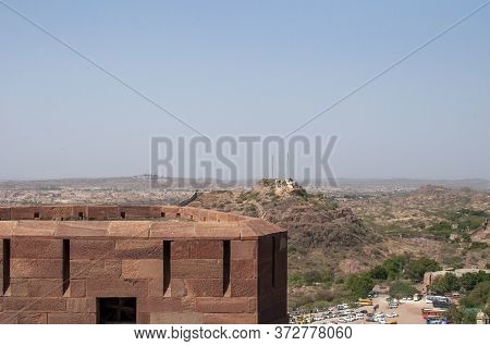 The Cityscape Of Jodhpur From The Top Mehrangarh Fort