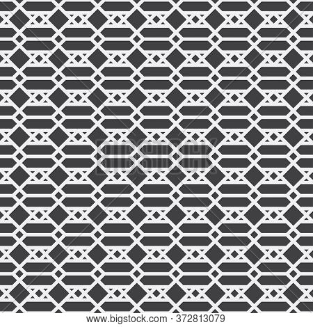 Seamless Geometric Pattern. Stylish Abstract Background. Modern Vector Linear Texture With Thin Line