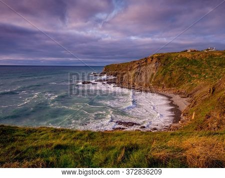 Beautiful Cliffs And Coastline Of Crackington Haven Cornwall