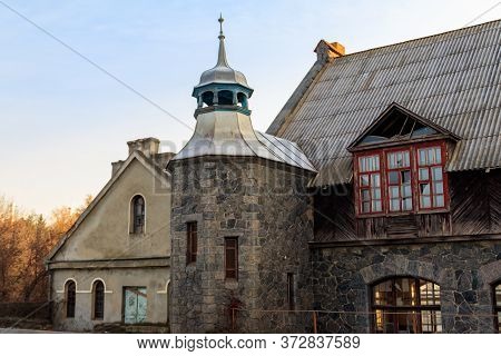 Old Bratslav Water Mill With Power Station In Nemyriv, Ukraine