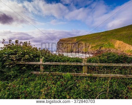 Beautiful Cliffs And Coastline Of Crackington Haven Cornwall
