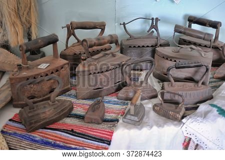 Old Charcoal Irons Using The Old Stuff, But Expensive.