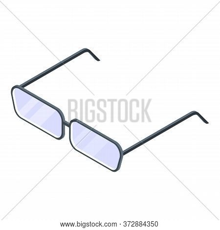 Tax Inspector Eyeglasses Icon. Isometric Of Tax Inspector Eyeglasses Vector Icon For Web Design Isol