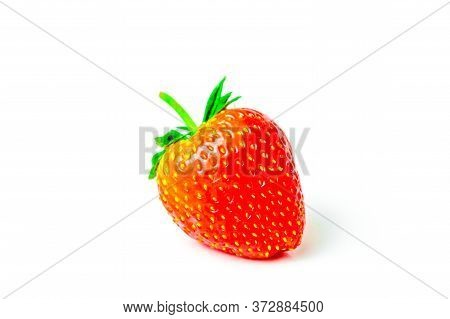 Strawberry (fragaria X Ananassa Duchesne) Are Fresh Red Fruit. Rich In Vitamins Have A Taste Sour An
