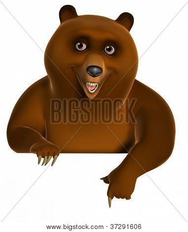หมี Grizzly สีน้ำตาล