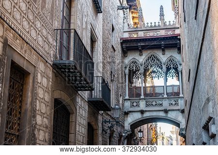 Barrio Gotico, Spanish For 'gothic Quarter,' Is One Of The Oldest And Most Beautiful Districts In Ba