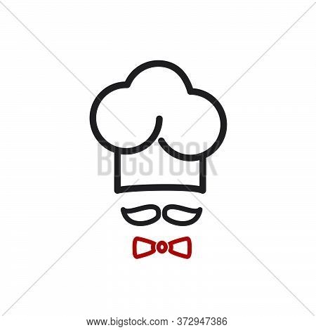 Chef Logo Design Vector Simple Icon Template