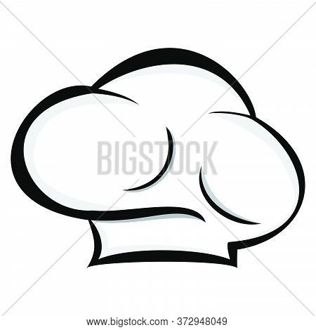 Chef Hat Logo Vector Design Simple Icon