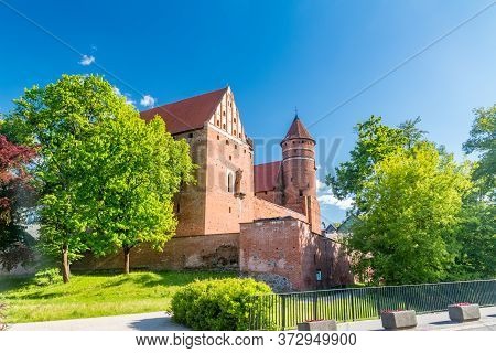 Gothic Castle Of Warmian Bishops In Olsztyn.