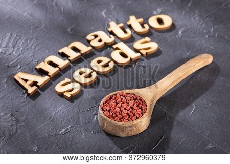 Organic Achiote Seeds - Bixa Orellana. Healthy Food
